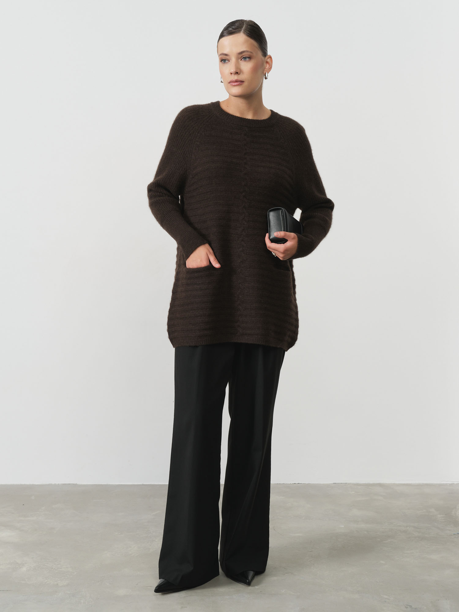 Джемпер женский из пуха яка 01076 ТК